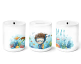 Personalisierte Spardose 617 Taucher