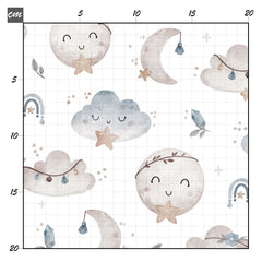 Boho moonshine blau Bio Jersey