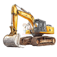 Bügelbild Bagger - 25-001