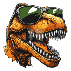 Bügelbild dino head 3 - 25-012