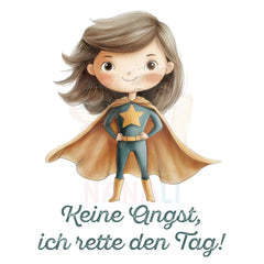 Bügelbild keine Angst, ich rette den Tag! - BS025