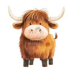 Bügelbild kleine Kuh - 25-044