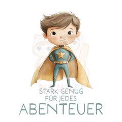 Bügelbild Stark genug für jedes Abenteuer - BS004