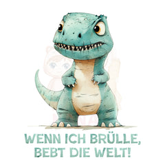 Bügelbild Wenn ich brülle, bebt die Welt! - BS013