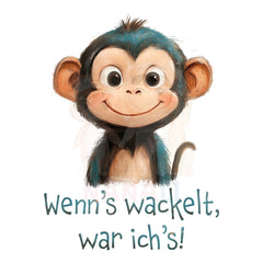 Bügelbild Wenn´s wackelt, war ich´s! - BS015