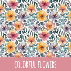 colorful flower Musselin 100cm Stoffrest 15,45€/m