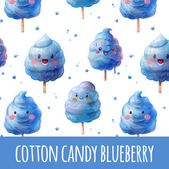 Cotten candy blueberry Baumwolle 49cm Stoffrest 15,45€/m
