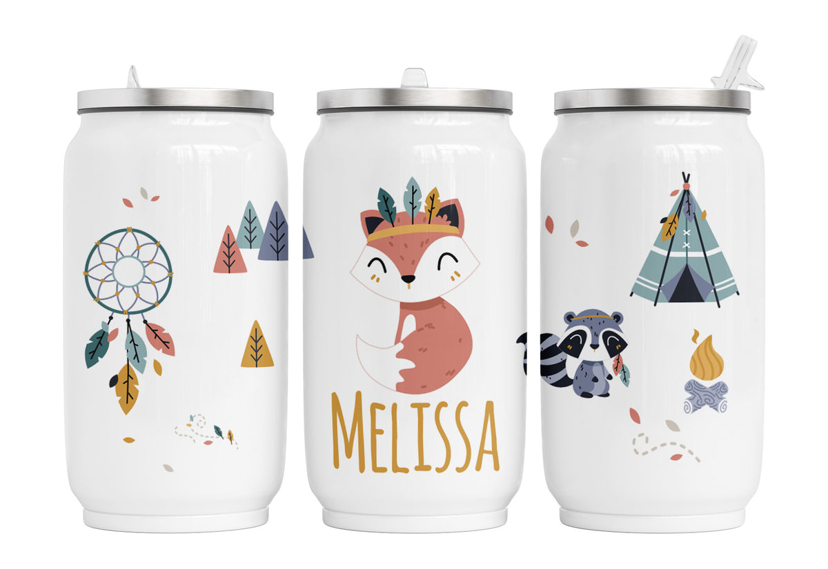 Personalisierte Thermo-Edelstahl Trinkdose 07. Color of the wind