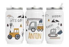 Personalisierte Thermo-Edelstahl Trinkdose 25. Fahrzeuge