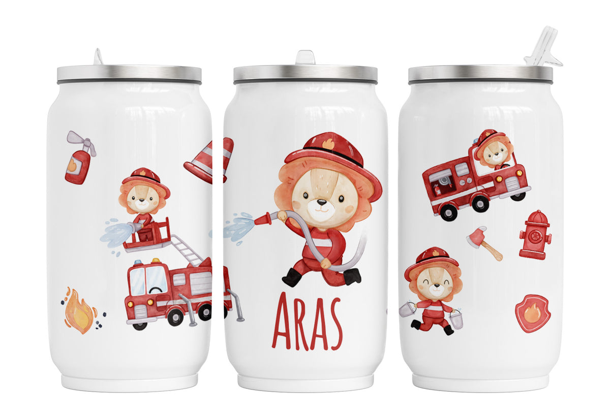 Personalisierte Thermo-Edelstahl Trinkdose 42. Feuerwehr