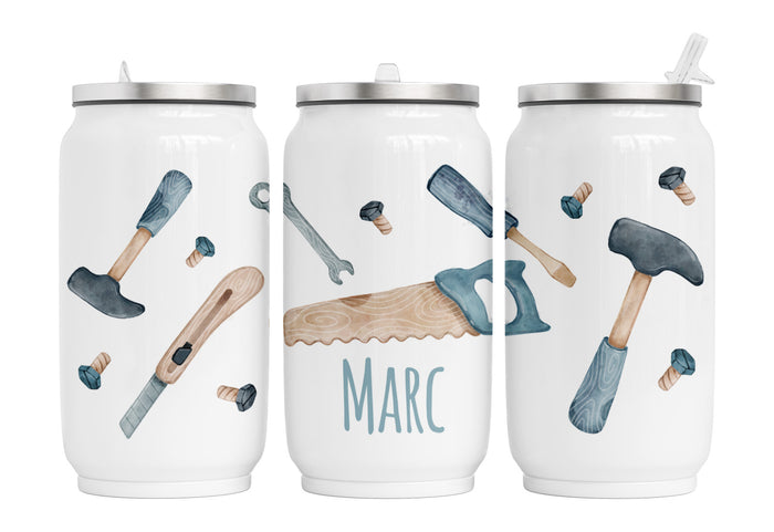 Personalisierte Thermo-Edelstahl Trinkdose 93. Handwerker