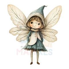 Bügelbild happy winter fairy - H035