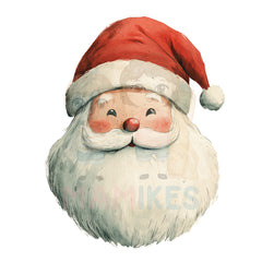 Bügelbild happy winter santa head 1 - H042