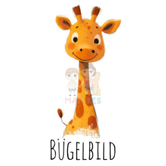 Bügelbild happy giraffe - H007