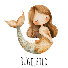 Bügelbild happy mermaid - H010