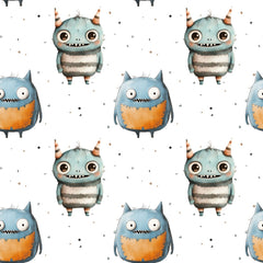 happy monster Baumwolle 49cm Stoffrest 15,45€/m