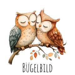 Bügelbild happy owls - H011