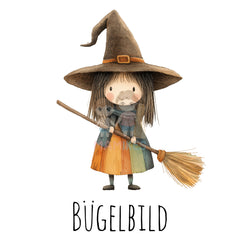 Bügelbild happy wich - H020