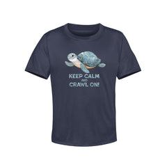 Kinder T-Shirt keep calm & crawl on!