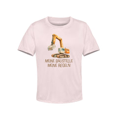 Kinder T-Shirt meine Baustelle meine Regeln