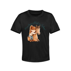 Kinder T-Shirt mein Herz schlägt im Galopp
