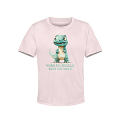 Kinder T-Shirt wenn ich brülle, bebt die Welt