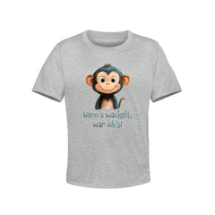 Kinder T-Shirt Wenn´s wackelt, war ich´s