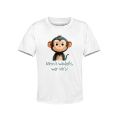 Kinder T-Shirt Wenn´s wackelt, war ich´s