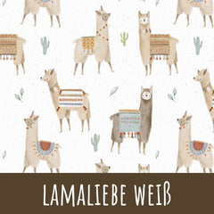 Lamaliebe weiß Bio Rib Jersey