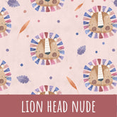 Lion Head rosa Bio Rib Jersey