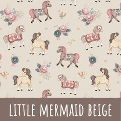 little pony beige Baumwolle 47 cm Stoffrest