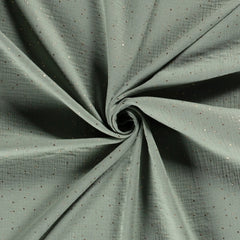 Musselin Glitzer dots altmint