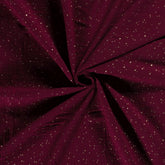 Musselin Glitzer dots bordeauxrot