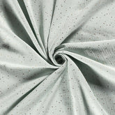 Musselin Glitzer dots hellmint