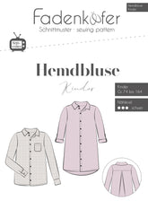 Papierschnittmuster Hemdbluse Kinder