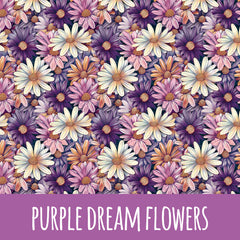 Purple dream flowers Baumwolle 69cm Stoffrest 15,45€/m