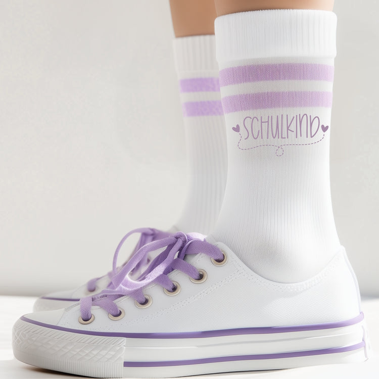 Schulkind Socken 073 - 5 verschiedene Farben