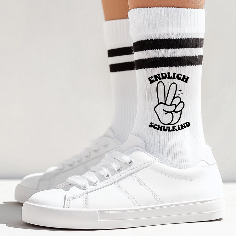 Schulkind Socken 083 - 5 verschiedene Farben