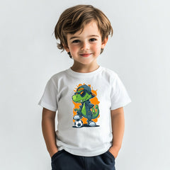 Kinder Bio Nanali T-Shirt 105 Fußball Dino