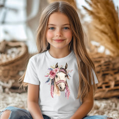 Kinder Bio Nanali T-Shirt 107 Pferdeliebe