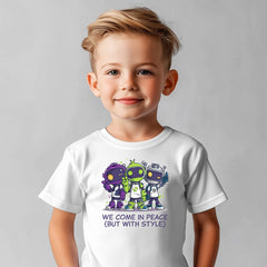 Kinder Bio Nanali T-Shirt 204 we come in peace