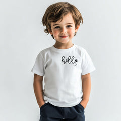 Kinder Bio Nanali T-Shirt 053 hello (smilie)