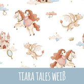 Tiara tails weiß Bio Sommersweat