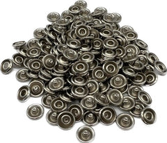 100 Druckknöpfe silber - Mamikes