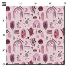 Abstract boho berry Bio Jersey - Mamikes