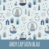 Ahoy captain blau Baumwolle - Mamikes
