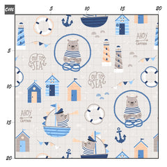 Ahoy captain grau Bio Jersey - Mamikes