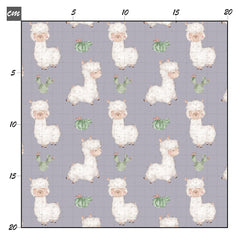 Alpakaliebe lila Bio Jersey