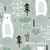 Wald Bär mint Baumwolle