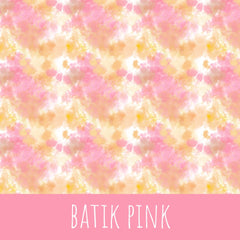 Batik pink Baumwolle